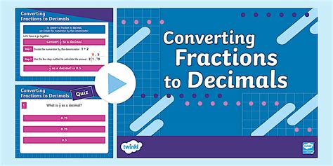 Powerpoint presentation on fractions and decimals.  It explains how to c...