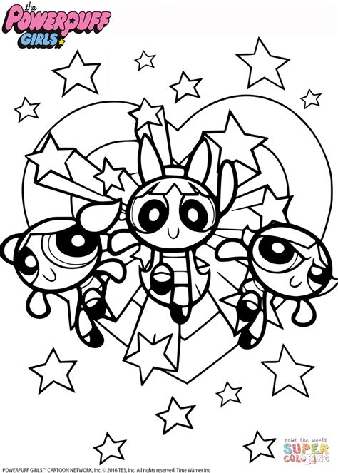 Powerpuff Coloring Sheets