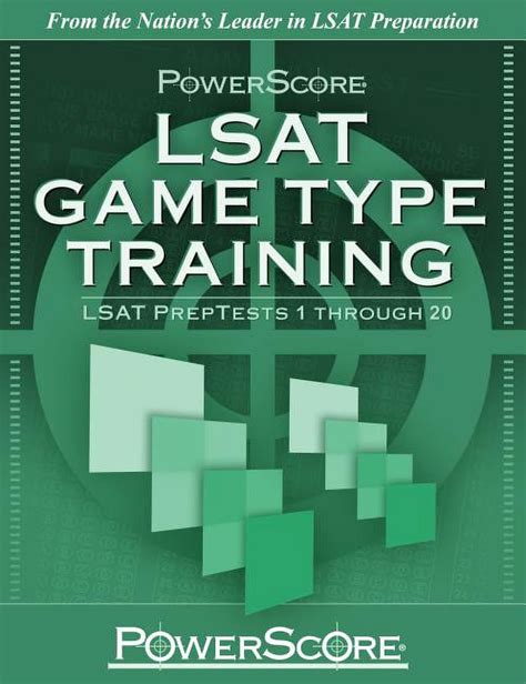 Powerscore Test Preparation PowerScore LSAT Game Type Training LSAT