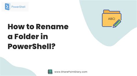 Powershell - Rename Folder - TutorialsPoint
