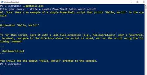 Powershell ai generator.  Unlock the power of automation with our AI P...
