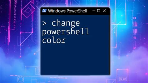 Powershell change color of variable.  Dec 17, 2025 · PowerShell 7.  Nov 22, 2010 · 6 In P...