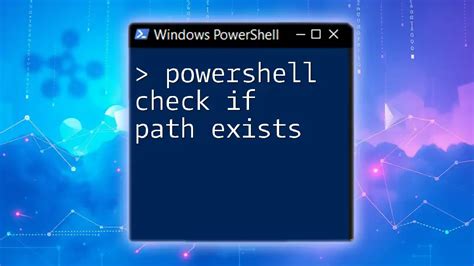 Powershell check if path exists.  Learn how to use PowerShell to check if a file exist...
