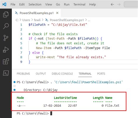 Powershell create file if not exists.  By combining Test-Path with the New-Itemcmdlet, you ca...