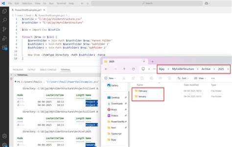 Powershell create folder structure.  (using a CSV Learn how to create a folder structur...