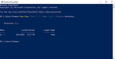 Powershell create new folder. 6 introduces several new features as part o...