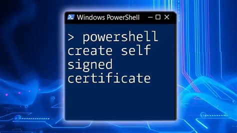 Powershell digitally signed error.  I've got a self-signed certificate that I can use to sign...
