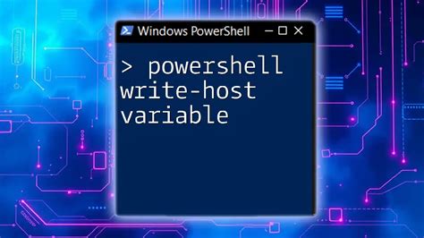 Powershell execute command from variable.  This command works if I do a Write-Host a...