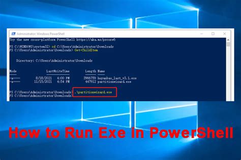 Powershell execute exe.  How to Run Exe from PowerShell Windows 10/11 PowerS...