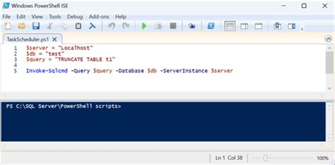 Powershell execute oracle sql script. DESCRIPTION This script PowerShell script...