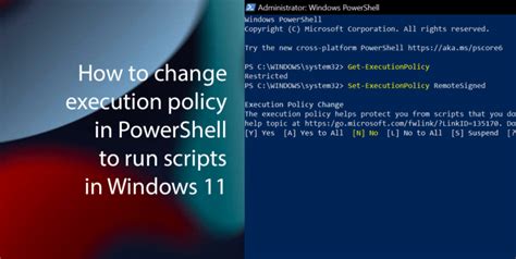 Powershell execution policy best practice.  However, with great power comes great responsib...