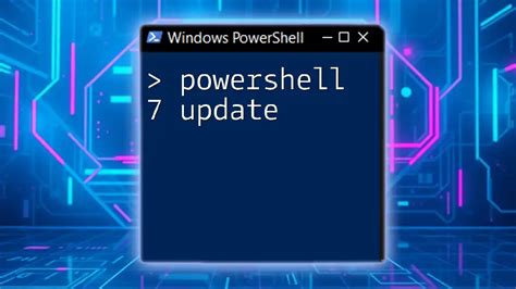 Powershell for windows 7.  There are a number of enhancements in Windows PowerShell PowerS...