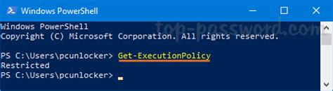 Powershell get execution policy.  In those situations the automatic var...