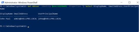 Powershell get upn and email address.  Consolidating historical tenants: multip...