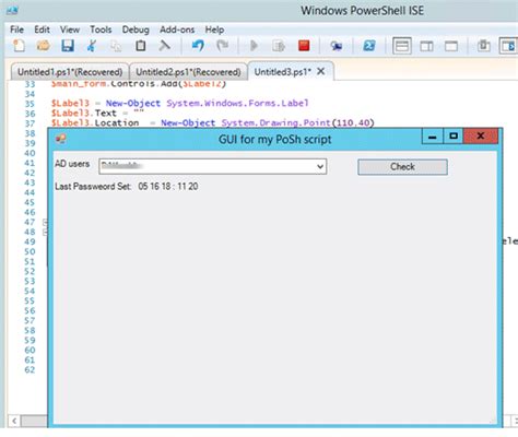 Powershell gui builder free. 129 - Creating Microsoft Windows PowerShell sc...