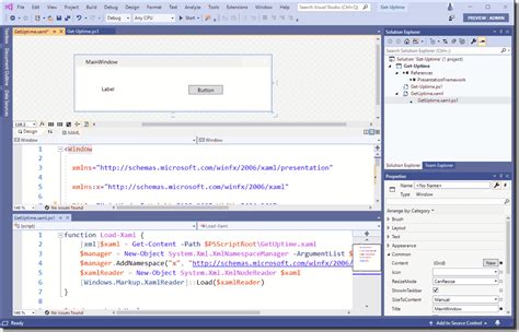 Powershell gui visual studio.  Building a GUI with Windows Forms in Visual St...