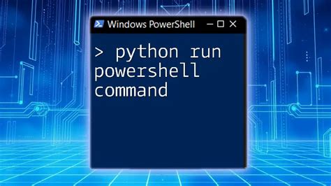 Powershell guide to python.  Feb 26, 2026 · This article covers how to initialize a...