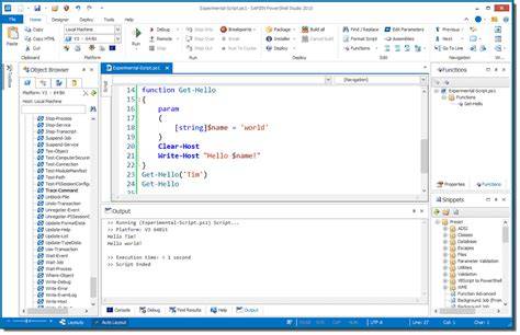 Powershell ide for mac.  Select the package version you want to install. g.  JSON, CSV,...
