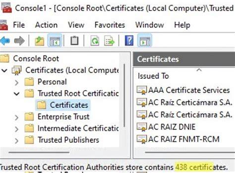 Powershell install certificate trusted root certification authorities.  A secure, automated ...