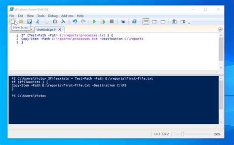 Powershell ise 7 download. exe and the Interactive Scripting PowerShell ISE theme available ...
