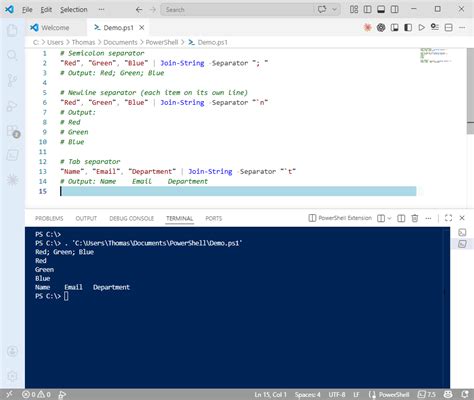 Powershell join string with delimiter. 6, was released.  Aside from its pe...