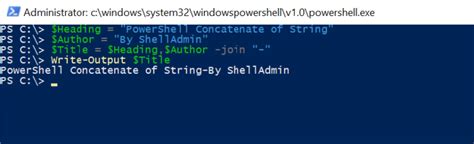 Powershell join string.  D&eacute;limiteur : sp&eacute;cifie un ou plusieurs caract&egrave;res pl...