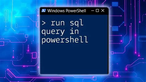Powershell oracle query.  PowerShell script to query an Oracle database,...