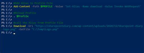 Powershell profile alias.  The Common Aliases and Paths for PowerShell Profile Microsoft. 0...
