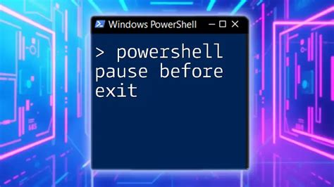 Powershell script pause.  Compare Start-Sleep, Read-Host, and Pause commands with e...