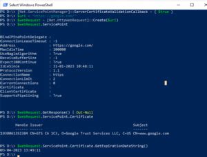 Powershell script to check certificate expiration on ca server.  The primary method is to depl...