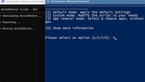 Powershell script.  Winhance offers more than just the ability to debloat W...