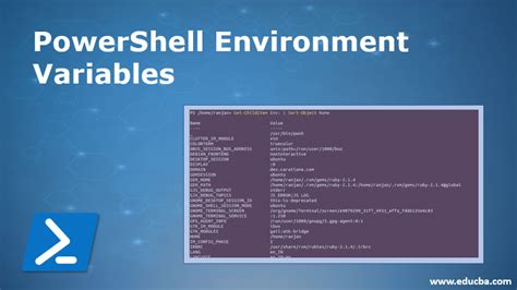 Powershell set environment variables. e.  Here we discuss How does the...