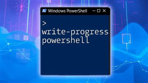 Powershell write progress best practices. 5 Engine Updates and Fixes All...