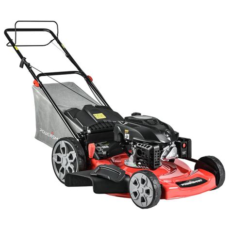 PowerSmart Push Gas Lawn Mower 21-Inch 2-in-1 wit