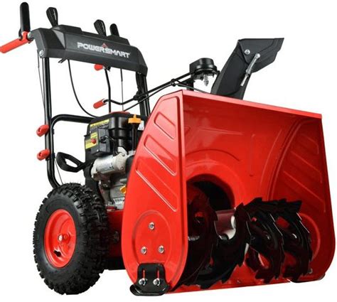 Powersmart DB7624E Review. 6.4. Overall Score. View at Home Depot. The PowerSmart DB7624E is a budget-friendly option for those looking for a 24-inch two-stage gas snow blower. While there are some things to like …