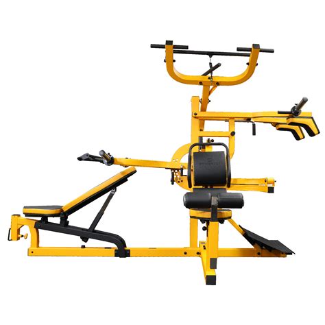 Powertec. LEVERGYM® Yellow. 1 360,00 €. Payment workable in 3X free of charge (3 X 453,33 €) by credit card. The Powertec Workbench LeverGym® is one of the most functional single station home lever gym systems ever created. The heavy duty isolateral lever arms can safely hold up to 500 lbs., while the workbench can be detached for power lifting access. 