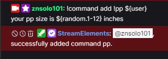 Pp Size Command Twitch