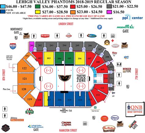 Ppl Allentown Seating Chart A Visual Reference of Charts Chart Master