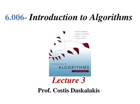 Ppt 6 006 Introduction To Algorithms Powerpoint Presentation Free Download Id