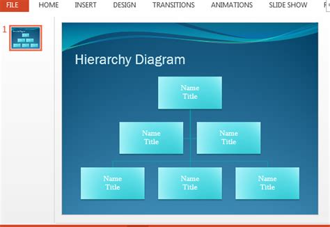 Ppt Hierarchy Template Database