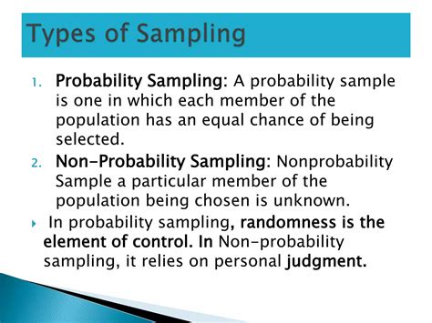 Ppt on non probability sampling.  Creating an The paper discusses vario...