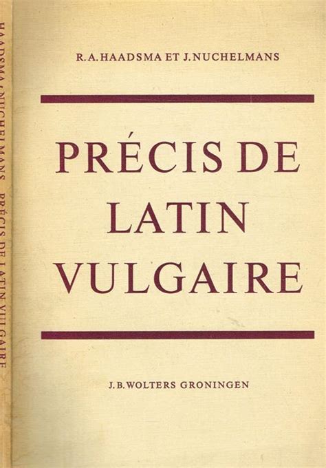 Précis de latin vulgaire, suivi d'une anthologie annotée. - De gouden delta 2: basisgegevens voor ruimtelijke planning in de schelde delta.