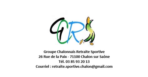 Présentation Groupe Chalonnais de la Retraite Sportive