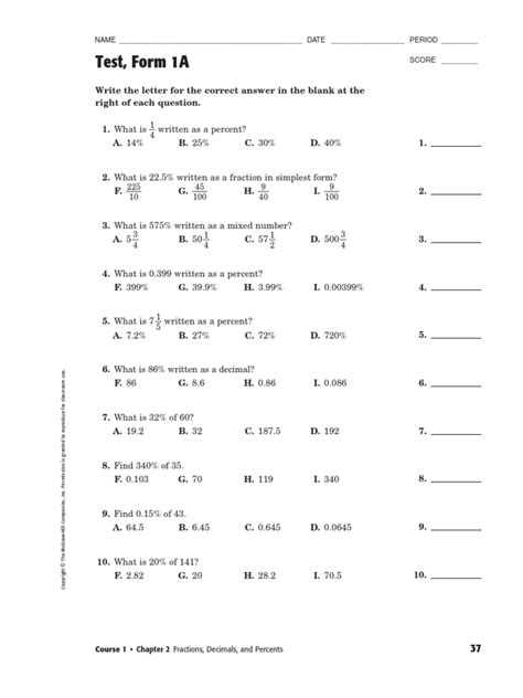 Prétest A - MATH-FAD