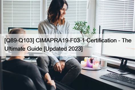 Practical CIMAPRA19-F03-1 Information