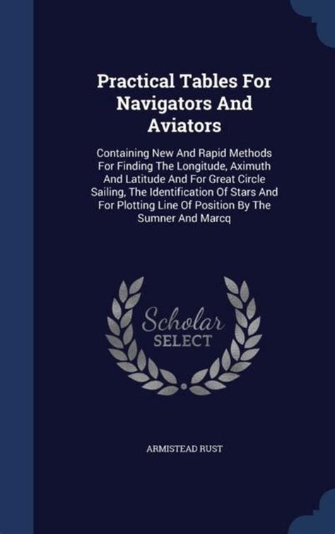 Practical Tables For Navigators And Aviators