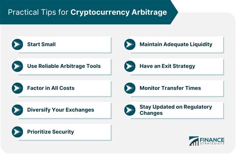 Practical Tips for Successful Crypto Arbitrage