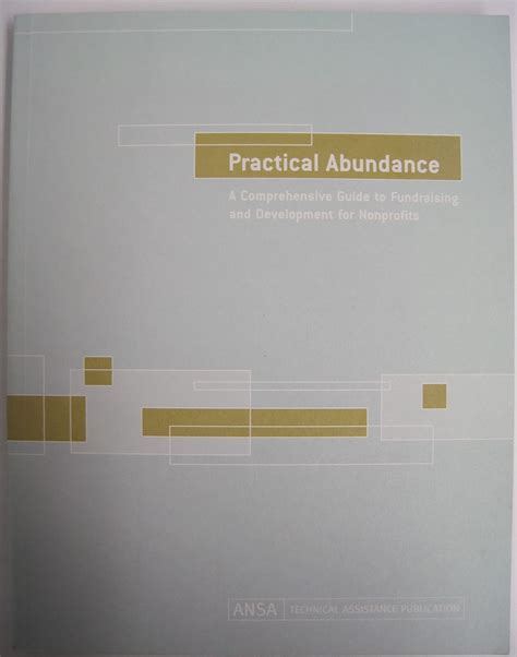 Practical abundance a comprehensive guide to fundraising and development for nonprofits. - Manuale di toyota yaris diesel automatico 2006.