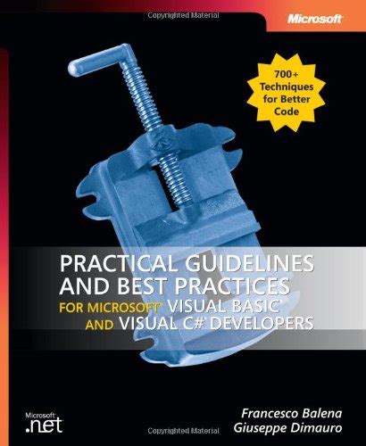 Practical guidelines and best practices for microsoft visual basic and visual c developers developer reference. - Mountfield lawn mower maintenance manual 470.