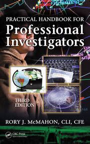 Practical handbook for professional investigators third edition. - Honda gc160 guida alla risoluzione dei problemi.